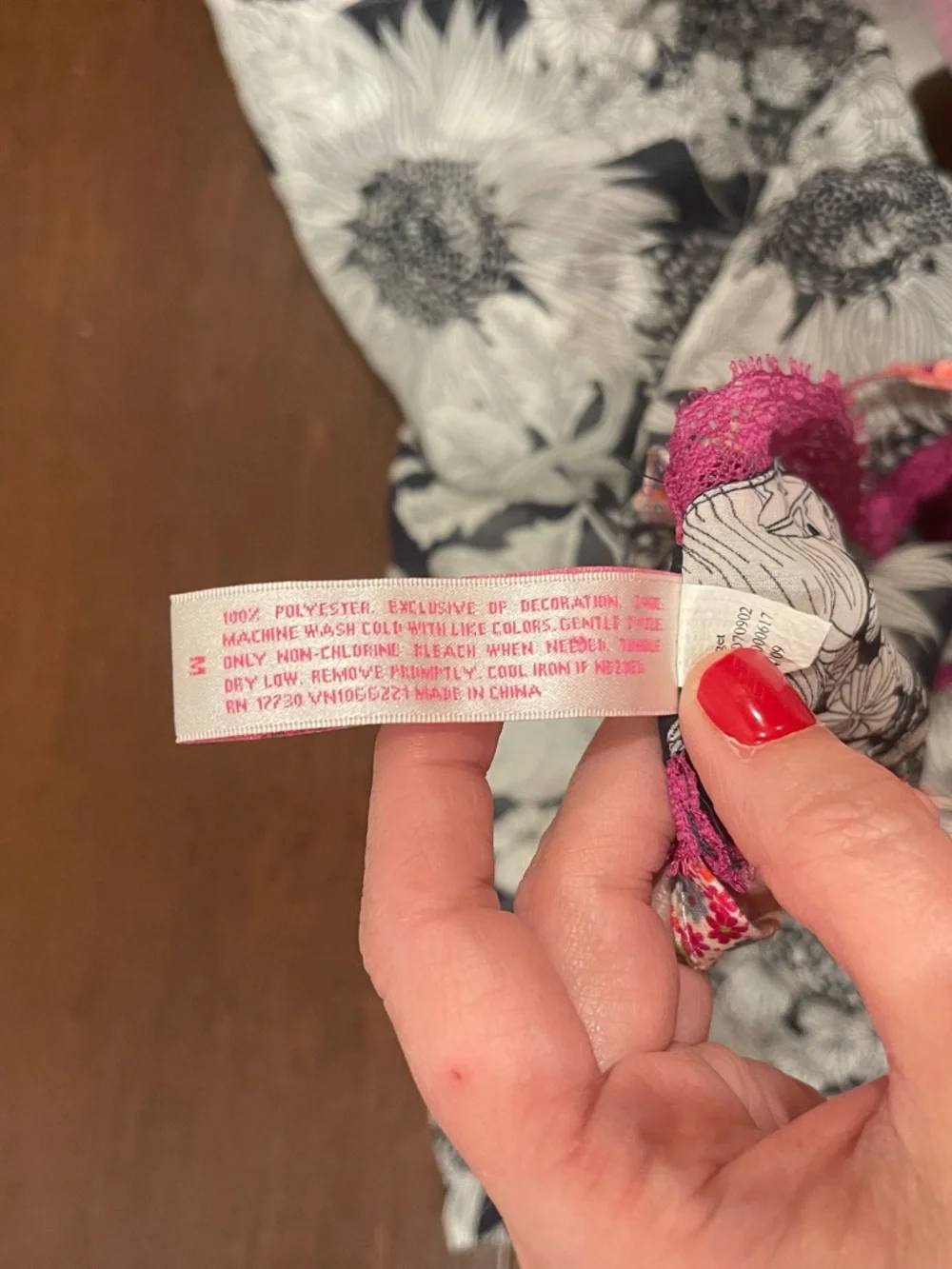 liberty x target sheer floral pajamas set medium